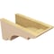 Ekena Millwork 6"W x 12"D x 6"H Wide New Brighton Rough Cedar Woodgrain TimberThane Corbel, Primed Tan CORUR06X12X06NEBRCPR - alternate 6